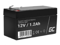 Green Cell - UPS-batteri - 1 x batteri - Sealed Lead Acid (SLA) - 1.2 Ah - svart