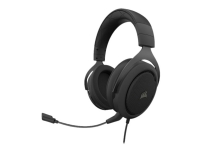 CORSAIR Gaming HS50 PRO STEREO - Hodesett - full størrelse - kablet - 3,5 mm jakk - karbon