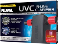Fluval UVC In-Line Clarifier sterilizer, 16x13x6.6cm, 3W, max. 400L