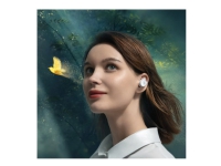 Soundcore Liberty 3 Pro - True wireless-hodetelefoner med mikrofon - i øret - Bluetooth - aktiv støydemping - frost hvitt