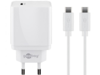 goobay USB-C™ PD-Ladeset 18W (Weiß)