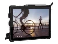 UAG Case for Microsoft Surface Go 3/Go 2/Go [10.5-inch] w/ Handstrap - Plasma Ice - Baksidedeksel for nettbrett - robust - gummi - is - for Microsoft Surface Go, Go 2