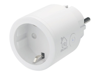 DELTACO SH-P01 - Smartplugg - trådløs - 802.11b/g/n - 2.4 Ghz - hvit