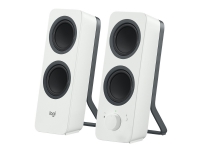 Logitech Z207 - Høyttalere - for PC - 2.0-kanal - trådløs - Bluetooth - 5 watt (Total) - hvit