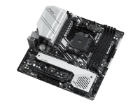 ASRock X570M Pro4 - Hovedkort - mikro ATX - Socket AM4 - AMD X570 Chipset - USB-C Gen2, USB 3.2 Gen 1, USB 3.2 Gen 2 - Gigabit LAN - innbygd grafikk (CPU kreves) - HD-lyd (8-kanalers)