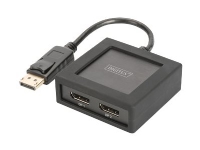DIGITUS DS-45404 - Videosplitter - 2 x DisplayPort - stasjonær