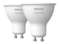 Philips Hue White GU10 Lyskilde 400lm - Double Pack
