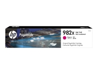 HP 982X - 116.5 ml - Høy ytelse - magenta - original - PageWide - blekkpatron - for PageWide Enterprise Color 765, MFP 780 PageWide Enterprise Color Flow MFP 785