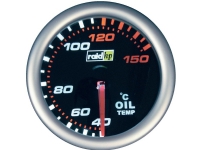raid hp 660242 Bil indbygningsinstrument Olietemperatur-visning måleområde 40 - 150 °C NightFlight Hvid, Rød 52 mm