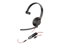 Poly Blackwire C5210 USB-C - 5200 Series - hodesett - on-ear - kablet - 3,5 mm jakk, USB-C