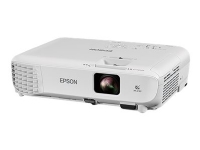 Epson EB-X06 - 3 LCD-projektor - portabel - 3600 lumen (hvit) - 3600 lumen (farge) - XGA (1024 x 768) - 4:3 - hvit