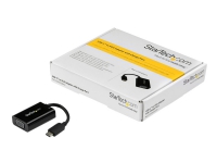 StarTech.com USB C to VGA Adapter with Power Delivery, 1080p USB Type-C to VGA Monitor Video Converter with Charging, 60W PD Pass-Through, Thunderbolt 3 Compatible Projector Adapter, Black - USB-C to Analog VGA (CDP2VGAUCP) - USB/VGA-adapter - USB-C