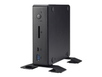 Shuttle XPC nano NC10U - Barebone - mini-PC - 1 x Celeron 4205U / 1.8 GHz ULV - RAM 0 GB - UHD Graphics 610 - GigE - WLAN: 802.11b/g/n - svart