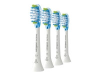 Philips Sonicare C3 Premium HX9044 Plaque Control - Utskiftningsbørstehode - for tannbørste - hvit (en pakke 4)