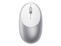 Satechi M1 - Mus - ergonomisk - høyre- og venstrehåndet - optisk - 3 knapper - trådløs - Bluetooth 4.0 - sølv