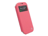 Krusell Malmö FlipCover View - Beskyttende deksel for mobiltelefon - rosa - for Samsung Galaxy S4