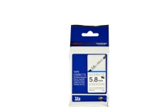 Brother HSE-211, TZe, Svart på hvitt, Polyolefin, Brother PT-E300VP, 1,5 m, Blister