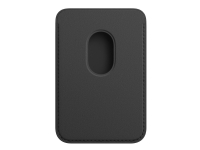 Apple Wallet with MagSafe - Lomme for mobiltelefon / kredittkort - lær - svart - for iPhone 12, 12 mini, 12 Pro, 12 Pro Max
