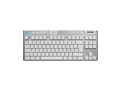 Logitech G915 LIGHTSPEED TKL trådløs gamingtastatur hvit