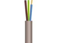 Installationskabel let, halogenfri 3G2,5 mm² XLET lysegrå 300/500V ring, kabeldiameter 8,2 mm - (100 meter)