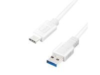 LogiLink CU0173, 0,5 m, USB A, USB C, USB 3.2 Gen 1 (3.1 Gen 1), 5000 Mbit/s, Hvit