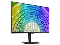Samsung S27A600UUU - S60UA Series - LED-skjerm - 27 - 2560 x 1440 QHD @ 75 Hz - IPS - 300 cd/m² - 1000:1 - HDR10 - 5 ms - HDMI, DisplayPort, USB-C - svart