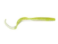 SG LB Rib Worm 90mm Chartruese Pearl 10pcs