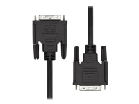 ProXtend - DVI-kabel - dobbeltlenke - DVI-D (hann) til DVI-D (hann) - 2 m - tommelskruer, 2560 x 1600 (WQXGA)-støtte, 1440p support 60Hz - svart
