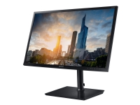 Samsung S27R652FDU - SR652 Series - LED-skjerm - 27 - 1920 x 1080 Full HD (1080p) @ 75 Hz - IPS - 250 cd/m² - 1000:1 - 5 ms - HDMI, VGA, DisplayPort - mørkegrå/blå