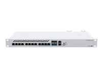 MikroTik Cloud Router Switch CRS312-4C+8XG-RM - Switch - L3 - Styrt - 12 x 10 Gigabit Ethernet + 4 x kombo 10 Gigabit SFP+ - rackmonterbar - AC 100 - 240 V