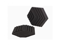 Elgato Wave Panels (Extension Set Black) Akustikskum (L x B x H) 491 x 426 x 47 mm Polyurethan (PU) , Polyestervæv