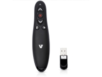V7 Professional Wireless Presenter - Presentasjonsfjernstyring - 5 knapper - RF