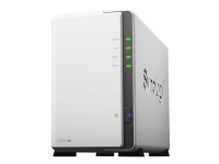 Synology Disk Station DS220j - NAS-server - 2 brønner - SATA 6Gb/s - RAID 0, 1, JBOD - RAM 512 MB - Gigabit Ethernet - iSCSI støtte