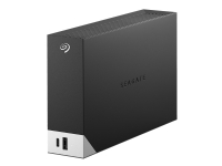 Seagate One Touch with hub STLC4000400 - Harddisk - 4 TB - ekstern (stasjonær) - USB 3.0 - svart - med Seagate Rescue Data Recovery
