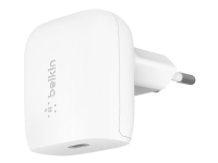 Belkin BOOST CHARGE Wall Charger - Strømadapter - 20 watt - Fast Charge, PD (USB-C) - hvit