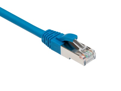 Nettverkskabel Cat6a blå 5m