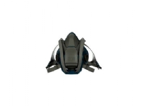 3M 70071668134, Halvdekkende, Luftrensende respirator, Konstruksjon, Industrielt vedlikehold, Svart, Grå, Silikon