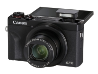 Canon PowerShot G7 X Mark III - Digitalkamera - kompakt - 20.1 MP - 4K / 30 fps - 4.2optisk x-zoom - Wi-Fi, Bluetooth - svart
