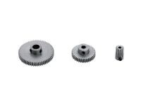 Reely Stål Cylindrisk tandhjul Modul-type: 0.5 Borings-diameter: 4 mm Antal tænder: 55