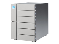 LaCie 6big Thunderbolt 3 STFK48000402 - Harddiskarray - 48 TB - 6 brønner (SATA) - HDD 8 TB x 6 - USB 3.1, Thunderbolt 3 (ekstern) - med Rescue Data Recovery Service
