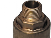 Murgennemføring 40mm-1 1/4 nip - nippel med 2 omløber. Isiflo