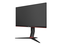 AOC Gaming 24G2U/BK - LED-skjerm - 24 (23.8 synlig) - 1920 x 1080 Full HD (1080p) @ 144 Hz - IPS - 250 cd/m² - 1000:1 - 1 ms - 2xHDMI, VGA, DisplayPort - høyttalere - svart