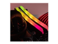 XLR8 Gaming EPIC-X RGB - DDR4 - sett - 16 GB: 2 x 8 GB - DIMM 288-pin - 4000 MHz / PC4-32000 - CL18 - 1.35 V - ikke-bufret - ikke-ECC