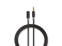Nedis CABW22050AT20, 3.5mm, 3.5mm, Kobberkledd aluminium (CCA), 2 m, Antrasitt