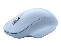 Microsoft Bluetooth Ergonomic Mouse - Mus - ergonomisk - optisk - 5 knapper - trådløs - Bluetooth 5.0 LE - pastellblå
