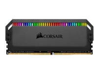 CORSAIR Dominator Platinum RGB - DDR4 - sett - 16 GB: 2 x 8 GB - DIMM 288-pin - 3600 MHz / PC4-28800 - CL18 - 1.35 V - ikke-bufret - ikke-ECC - svart