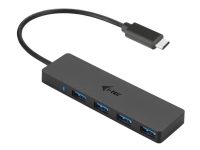 i-Tec USB-C Slim Passive Hub - Hub - 4 x SuperSpeed USB 3.0 - stasjonær