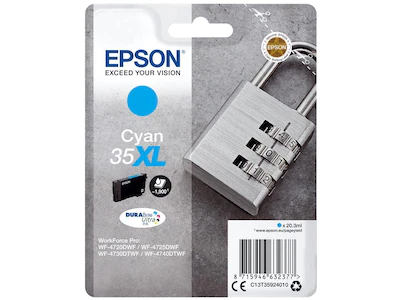 Epson Blekk 35XL Cyan