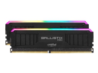 Ballistix MAX RGB - DDR4 - sett - 16 GB: 2 x 8 GB - DIMM 288-pin - 4000 MHz / PC4-32000 - CL18 - 1.35 V - ikke-bufret - ikke-ECC - svart