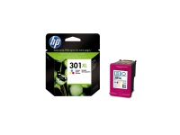 Blækpatron hp 301xl ch564e, 300 sider, trefarvet